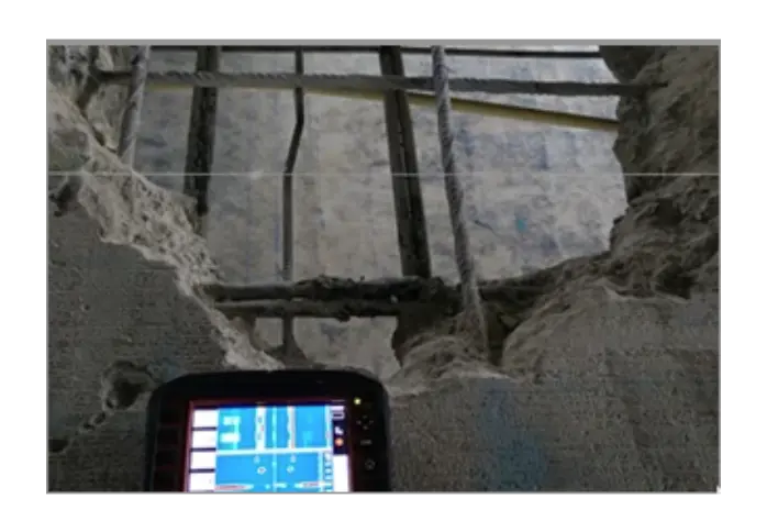 Skeniraj BETON Zaznavanje in lociranje armature električnih vodnikov in cevi. - Skeniraj BETON 26